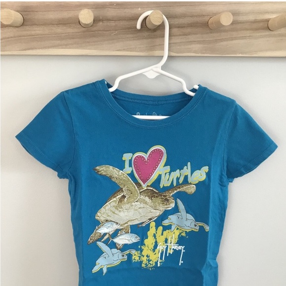 Guy Harvey Shirts & Tops Guy Harvey Kids Turtle Blue Green I
